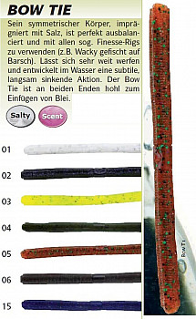 Hart Wacky Worm Bow Tie 125mm Farbe 02