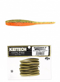 Keitech Shad Impact 2 -5,4cm #Fire Tig