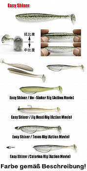 Keitech Easy Shiner 4 10cm Silver Flas