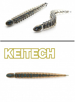 Keitech Custom Leech 3 #Blue Flash Cinn