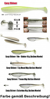 Keitech Easy Shiner 8" 20cm #Chartreuse