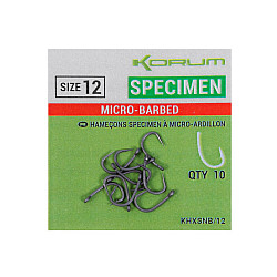 Korum Haken #Specimen #Barbed #12