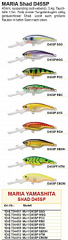 Maria Wobbler Shad MS-1 D45SP HTM