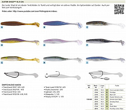 Owner Juster Shad 10cm Purple Weenie Sil