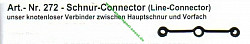 Profi Blinker Schnur-Connector, Größe: 1