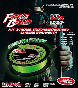 AmberJack Force Braid ø13er - Leuchtgrün