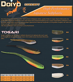 Doiyo Softbait Togari 95mm BG