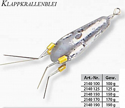 Sänger Aquantic Klappkrallenblei #190g