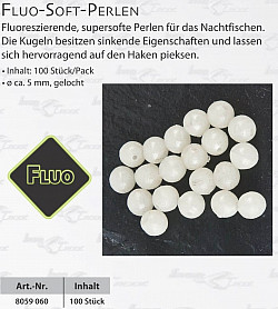 Iron Trout Gummiperlen #fluo ø5mm 100er