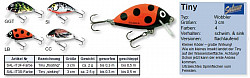 Salmo Wobbler, Tiny, 3cm, sinking GGT