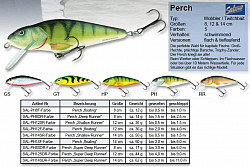 Salmo Wobbler Perch Floating 12cm RR