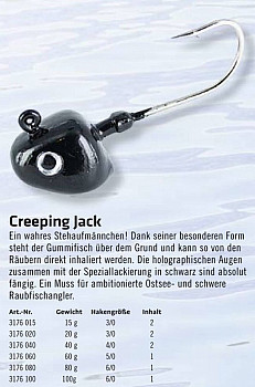 Zebco Creeping Jack Jigkopf  15g 3/0