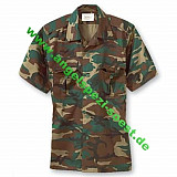 US-Hemd, 1-2 Arm, woodland, s