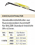 Rutenspitzen Knicklichthalter ø 4.5-5.5