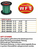 WFT Schnur Dynamix ø 0.16mm 1000m gelb