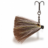 ZEBCO Mouse Jig Head #white_brown