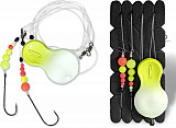Zebco Flatty Inline Rig #30g #gelb-glow
