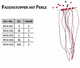 Sänger Fadenstopper mit Perle #-S