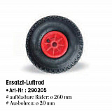 Amiaud Peche Ersatzrad für Trolleys & Co