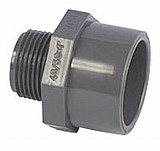 PVC Gewindestück Ø 50/63mm x 1" außen
