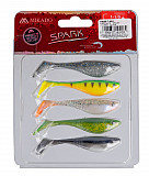 Mikado Softbait Shad #Spark #7cm_Set