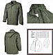 US Feldjacke M-65 Steppfutter Oliv -XXXL