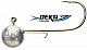 DEKA Round Jigs Silber -1/0 - 05g - 4pcs