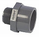 PVC Gewindestück Ø 32/40mm x 1¼ außen