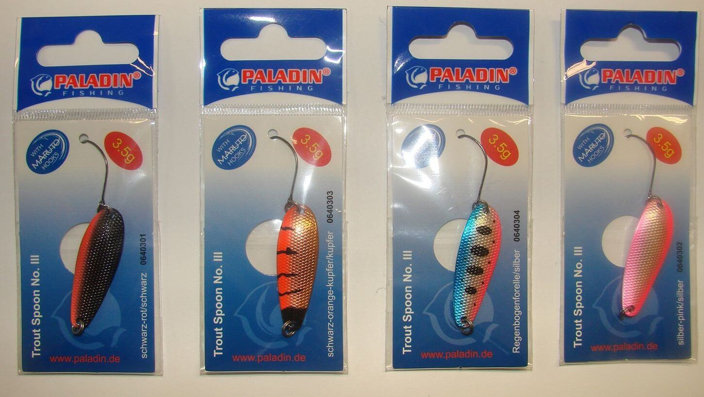 Paladin Trout Spoon XVI 3,1 g Maruto Einzelhaken Forellenblinker Spoons Paladin Trout Spoon XVI 3,1 g Maruto Einzelhaken Forellenblinker Spoons
