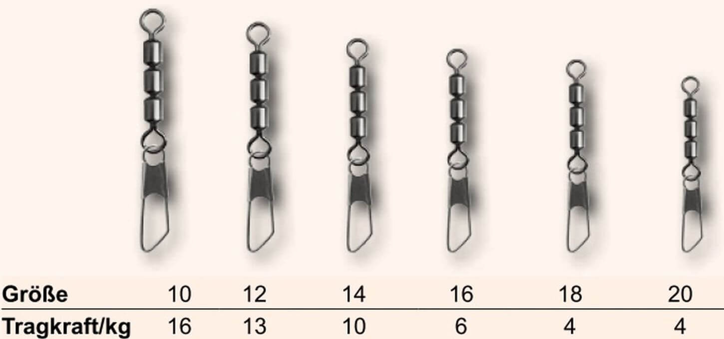 Länge 20mm Seitenarm 17mm 5 x MIKADO T-Seitenarm Wirbel dreiwege Kreuzwirbel mit Perlen #10-12 