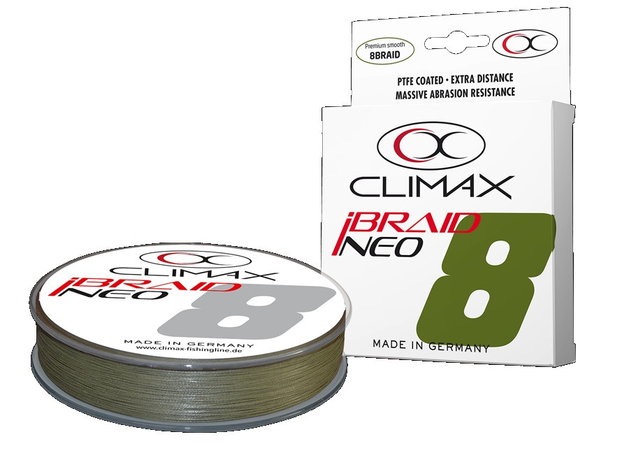 Climax Schnur iBraid #Neo #Olive ø0,12 ⇒ AngelSpezi XXL Soest