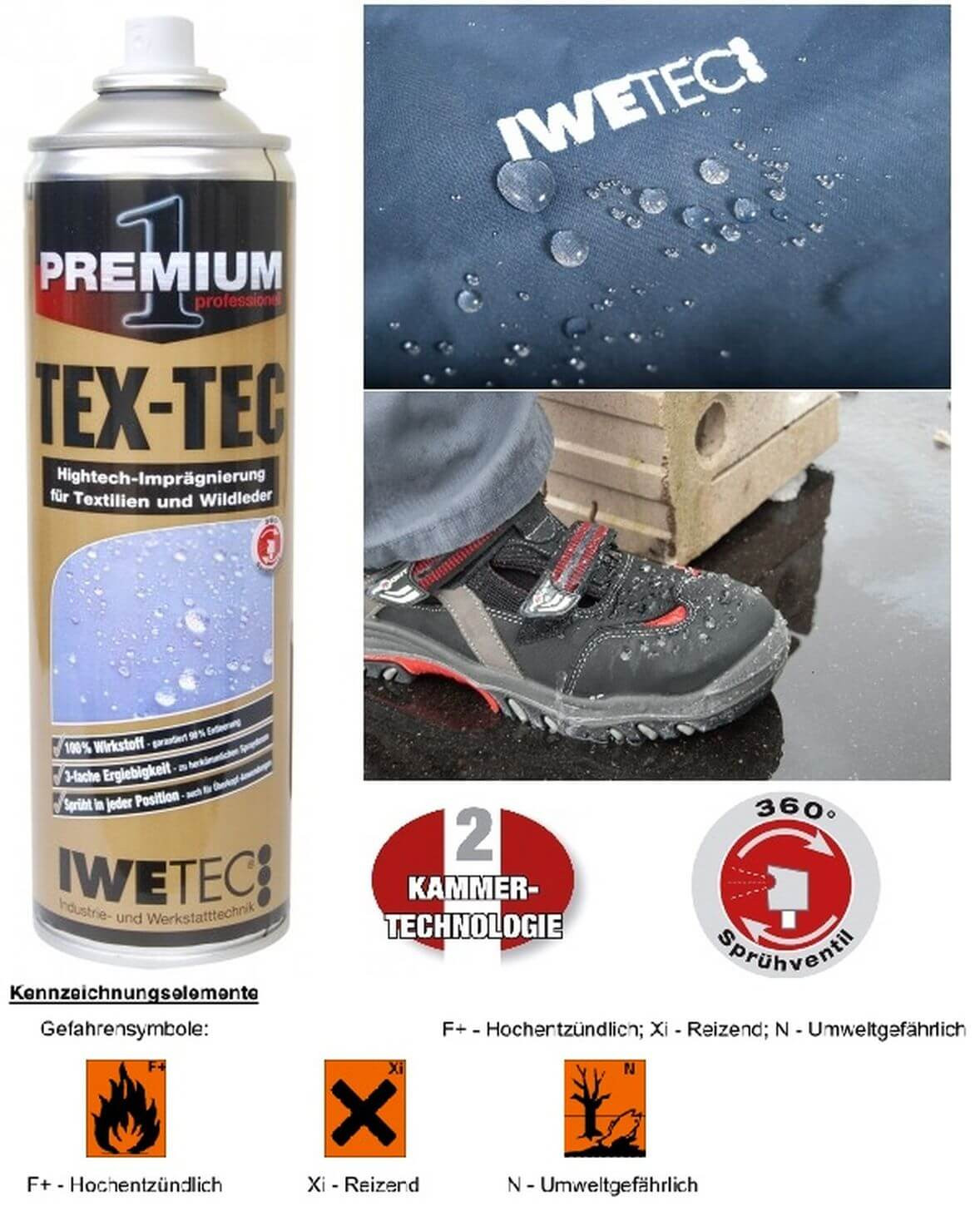 Tex-Tec Imprägnierspray Premium 400ml » AngelSpezi XXL Soest