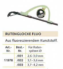 Knicklichthalter mit Glocke ø 2.6-3.0mm