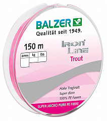 Balzer Schnur Iron Line 3x Pink ø04-150m