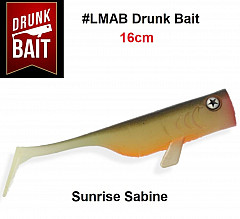 LMAB Drunk Bait 16cm #Sunrise #Sabine