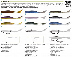 Owner JR Minnow Shad  9cm Smokey Shad