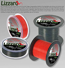 Iron Claw Lizzard Line #-4 #orange #300m