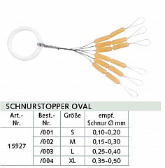 Balzer Schnurstopper oval 0,15 - 0,30mm