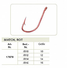 Balzer CAMTEC Haken Match -r, Größe 10