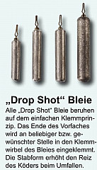Paladin Drop Shot Bleie Long 22g, 1Stück
