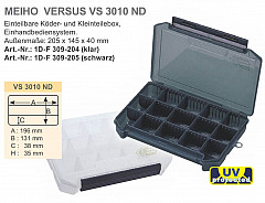 Meiho Köderbox Versus #VS3010 ND black