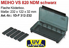 Meiho Köderbox Versus #VS820 NDM schwarz