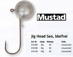 Mustad Sea Jighead Bleifrei 100g 8-0