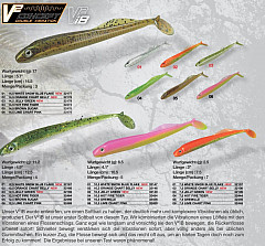 Gunki V²IB Softlure Shad 145mm White Sno