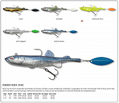 Quantum Rubber Duck Shad 17g Dusk t Dawn
