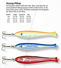 Zebco Stomp Pilker 125g orange