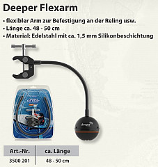 Deeper Arm Flexibel für Reeling und Boot