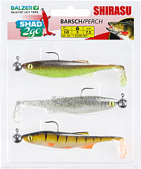 Shirasu Shad_2_Go #75mm #Barsch_Set