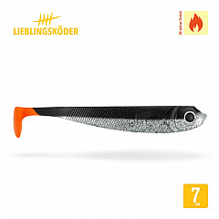 Lieblingsköder Shad -70mm #Black Shadow