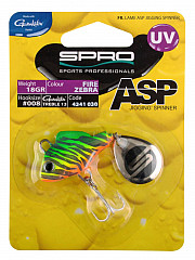 Spro ASP Spinner #UV #10g #FireZebra